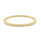 Drop Set Diamond Bangle - Dracakis Jewellers